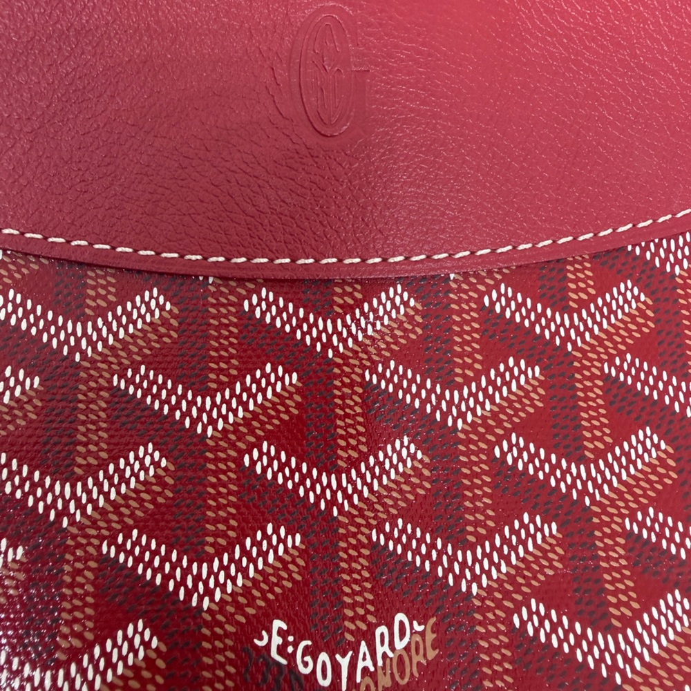 Authentic Goyard Hirondelle Shoulder Handbag in Red - Picture 5 of 13